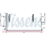 Kondenzator, klima-uređaj NISSENS NIS 940042 IC-B2B025