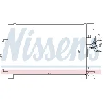 Kondenzator, klima-uređaj NISSENS NIS 940044 IC-B2B03B