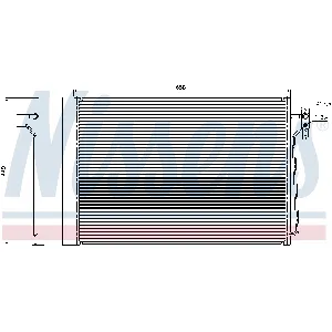 Kondenzator, klima-uređaj NISSENS NIS 940045 IC-B2B00D