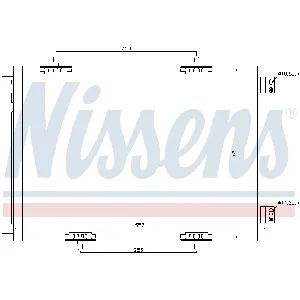 Kondenzator, klima-uređaj NISSENS NIS 940055 IC-B2B011