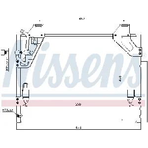 Kondenzator, klima-uređaj NISSENS NIS 940082 IC-B2B038