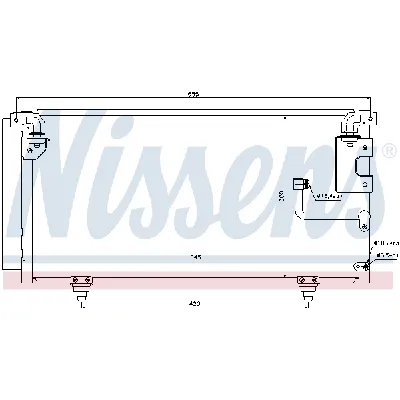Kondenzator, klima-uređaj NISSENS NIS 940091 IC-B2B036