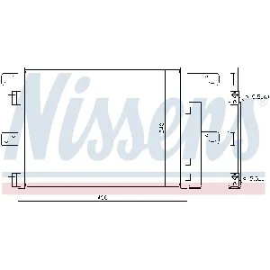 Kondenzator, klima-uređaj NISSENS NIS 940096 IC-BDC1D7