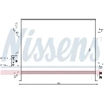 Kondenzator, klima-uređaj NISSENS NIS 940098 IC-B3B152