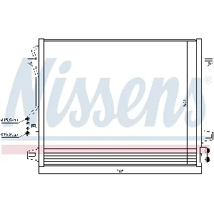 Kondenzator, klima-uređaj NISSENS NIS 940098 IC-B3B152