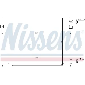 Kondenzator, klima-uređaj NISSENS NIS 940109 IC-B8BEF1