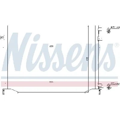 Kondenzator, klima-uređaj NISSENS NIS 940109 IC-B8BEF1