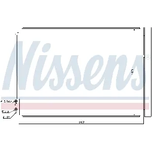 Kondenzator, klima-uređaj NISSENS NIS 940110 IC-B8B99E