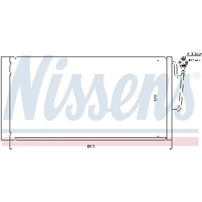 Kondenzator, klima-uređaj NISSENS NIS 940118 IC-B8BEF2