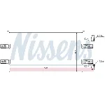 Kondenzator, klima-uređaj NISSENS NIS 940119 IC-BDC1F1