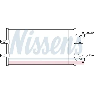 Kondenzator, klima-uređaj NISSENS NIS 940119 IC-BDC1F1