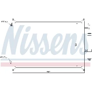Kondenzator, klima-uređaj NISSENS NIS 940121 IC-BB41D7