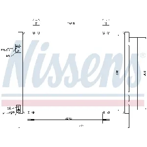Kondenzator, klima-uređaj NISSENS NIS 940122 IC-B8BEF3
