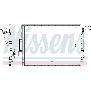 Kondenzator, klima-uređaj NISSENS NIS 940137 IC-BDC1EC