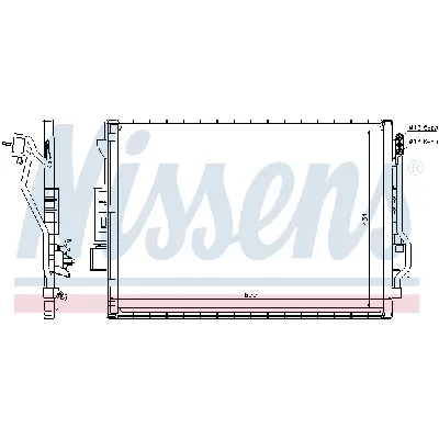 Kondenzator, klima-uređaj NISSENS NIS 940137 IC-BDC1EC