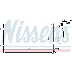 Kondenzator, klima-uređaj NISSENS NIS 940149 IC-B8BEFE