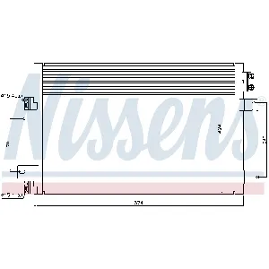 Kondenzator, klima-uređaj NISSENS NIS 940151 IC-BAE2FB