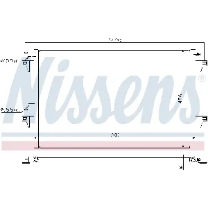 Kondenzator, klima-uređaj NISSENS NIS 940153 IC-BDC1FD