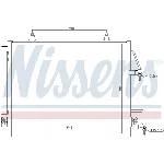 Kondenzator, klima-uređaj NISSENS NIS 940166 IC-BDC1EE