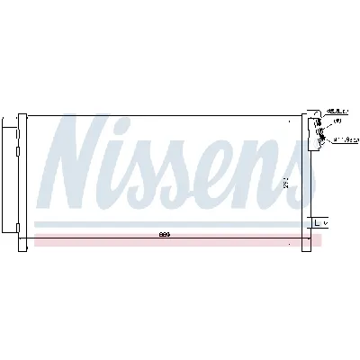Kondenzator, klima-uređaj NISSENS NIS 940169 IC-BDC1DB