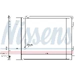 Kondenzator, klima-uređaj NISSENS NIS 940179 IC-C1633C