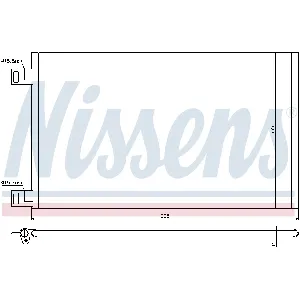 Kondenzator, klima-uređaj NISSENS NIS 940184 IC-C089C8
