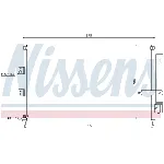 Kondenzator, klima-uređaj NISSENS NIS 940197 IC-BFEBEF