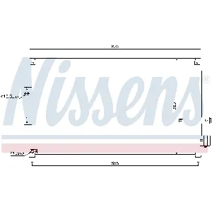 Kondenzator, klima-uređaj NISSENS NIS 940197 IC-BFEBEF
