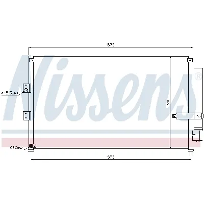 Kondenzator, klima-uređaj NISSENS NIS 940197 IC-BFEBEF