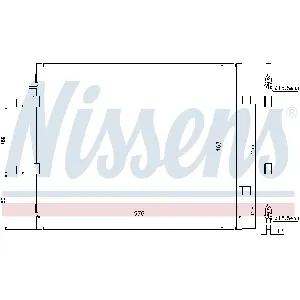 Kondenzator, klima-uređaj NISSENS NIS 940201 IC-C54854