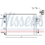 Kondenzator, klima-uređaj NISSENS NIS 940222 IC-C3E256