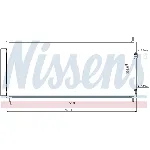 Kondenzator, klima-uređaj NISSENS NIS 940240 IC-C54BC6