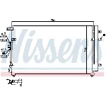 Kondenzator, klima-uređaj NISSENS NIS 940269 IC-C49C8E