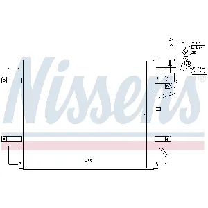 Kondenzator, klima-uređaj NISSENS NIS 940314 IC-C7185A