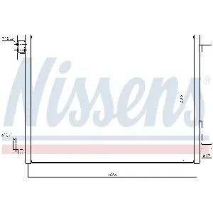 Kondenzator, klima-uređaj NISSENS NIS 940321 IC-D6860E