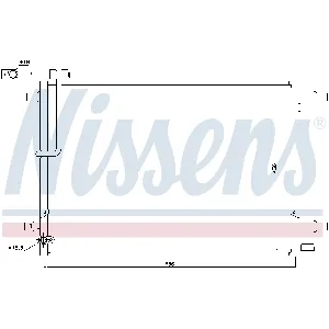 Kondenzator, klima-uređaj NISSENS NIS 940329 IC-D13373