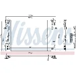 Kondenzator, klima-uređaj NISSENS NIS 940348 IC-D17A58