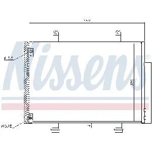 Kondenzator, klima-uređaj NISSENS NIS 940356 IC-D08E61