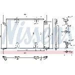 Kondenzator, klima-uređaj NISSENS NIS 940373 IC-D45FC3
