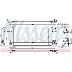 Kondenzator, klima-uređaj NISSENS NIS 940376 IC-D9ABC7