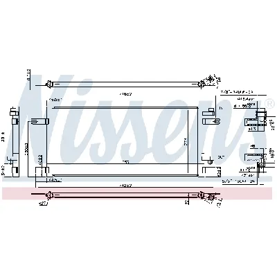 Kondenzator, klima-uređaj NISSENS NIS 940376 IC-D9ABC7