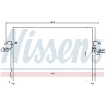 Kondenzator, klima-uređaj NISSENS NIS 94038 IC-473980