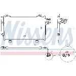 Kondenzator, klima-uređaj NISSENS NIS 940387 IC-D45FC6