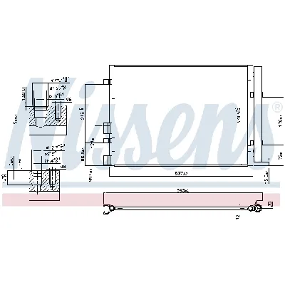Kondenzator, klima-uređaj NISSENS NIS 940405 IC-D4A5F1