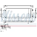 Kondenzator, klima-uređaj NISSENS NIS 940409 IC-DA2916