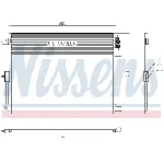 Kondenzator, klima-uređaj NISSENS NIS 940411 IC-D4A5E7