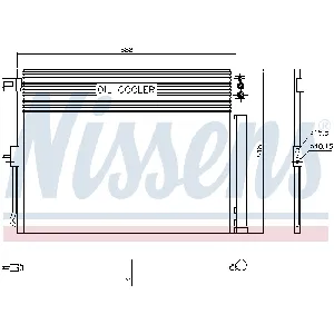 Kondenzator, klima-uređaj NISSENS NIS 940411 IC-D4A5E7