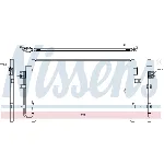 Kondenzator, klima-uređaj NISSENS NIS 940431 IC-D869EC