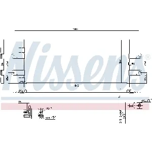 Kondenzator, klima-uređaj NISSENS NIS 940440 IC-D4A5E3