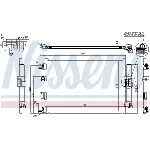 Kondenzator, klima-uređaj NISSENS NIS 940463 IC-DCD935